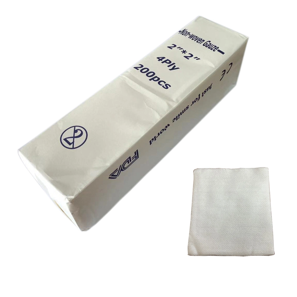 Medical Non Woven Swab Gauze Sponge for Wound Care Fisrt Aid Supplies