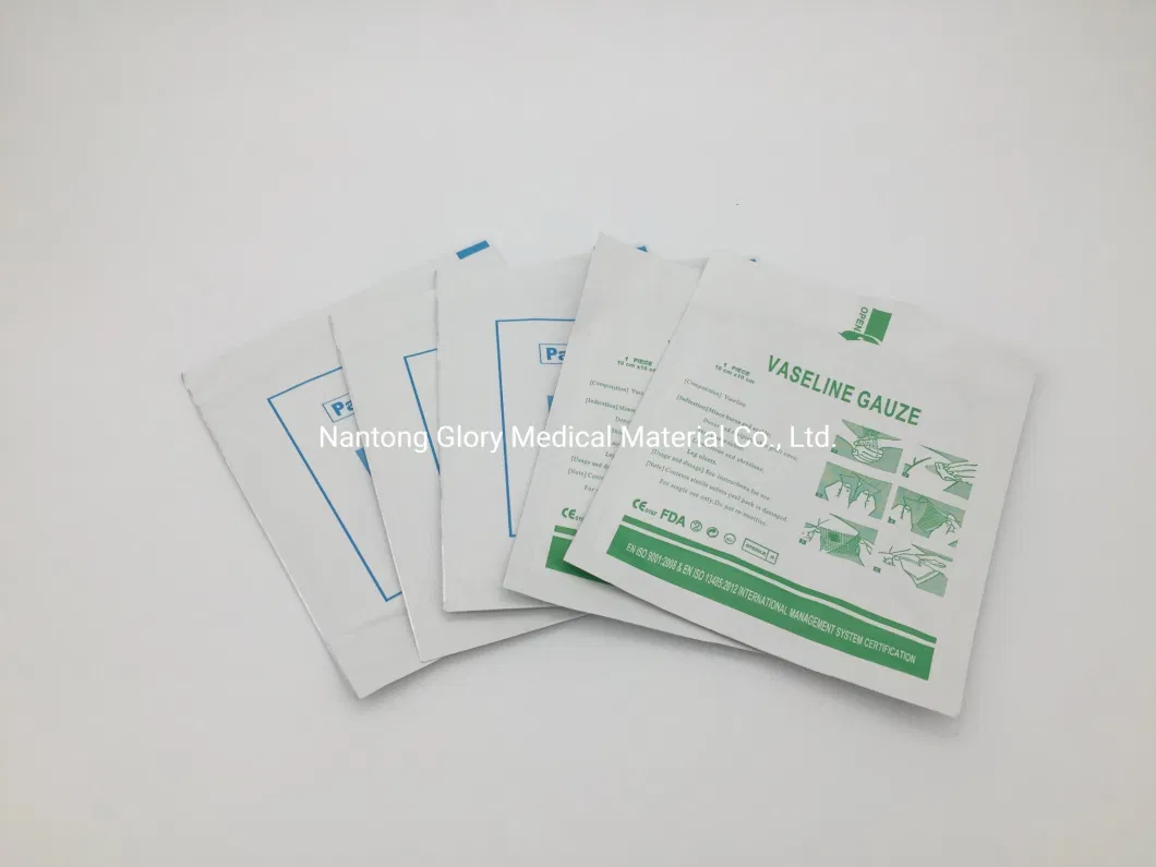 OEM Disposable Medical Supply Surgical Sterile Disposable Dressing Paraffin Gauze